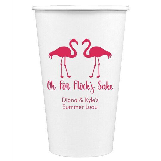 Oh For Flock's Sake Paper Coffee Cups